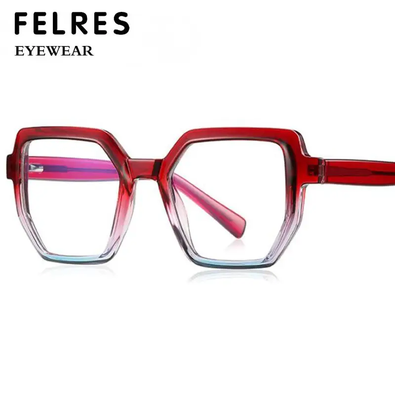 Винтажные квадратные очки Tr90 стильные трендовые женские оптические с защитой от
