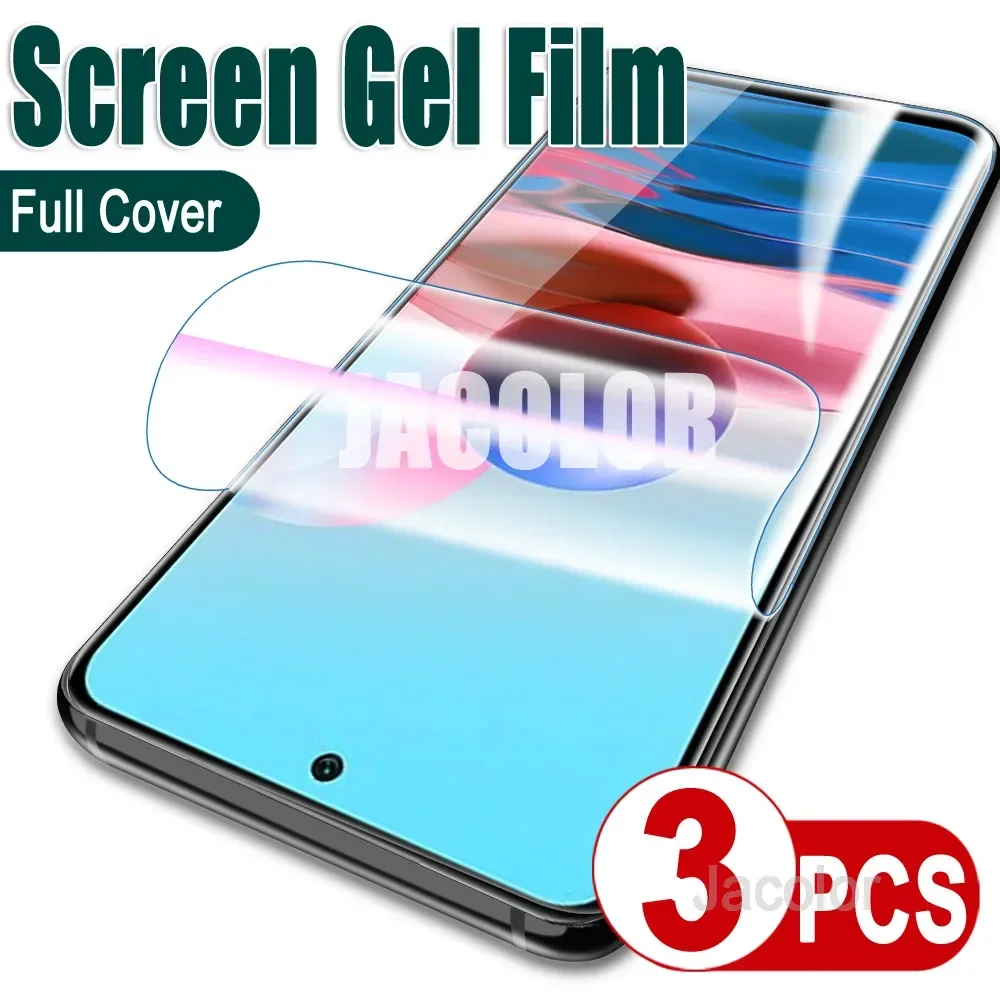 3 шт. гидрогелевая защитная пленка для экрана Xiaomi Redmi Note 11 10 Pro Plus 5G Max 11Pro 10Pro 5 G