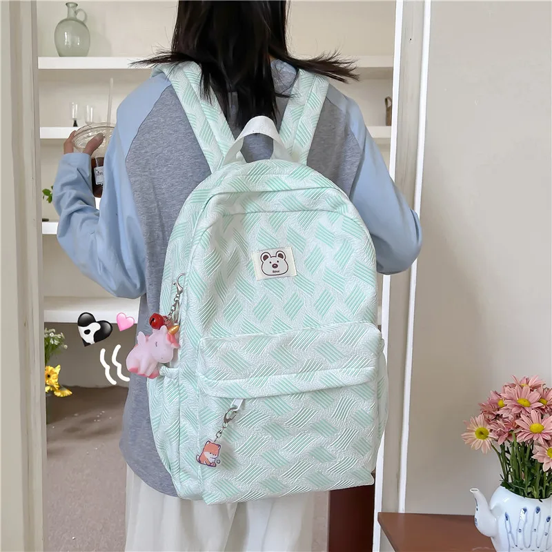 

Школьный ранец для девочек-подростков, большой женский рюкзак, студенческий портфель, школьный портфель, повседневные дорожные рюкзаки, 2023