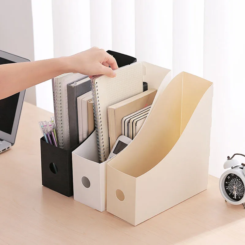 

Office Document File Storage Box Folding Desktop Organizer Multi-functional Books Pencil Sundries Storage Box Office Supplies