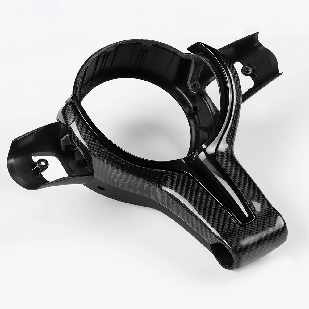 

Carbon Fiber Steering Wheel Trim Replace Fit For BMW M X5M X6M Series 1-6 Black Steering Wheel Trim Automobile Accessories