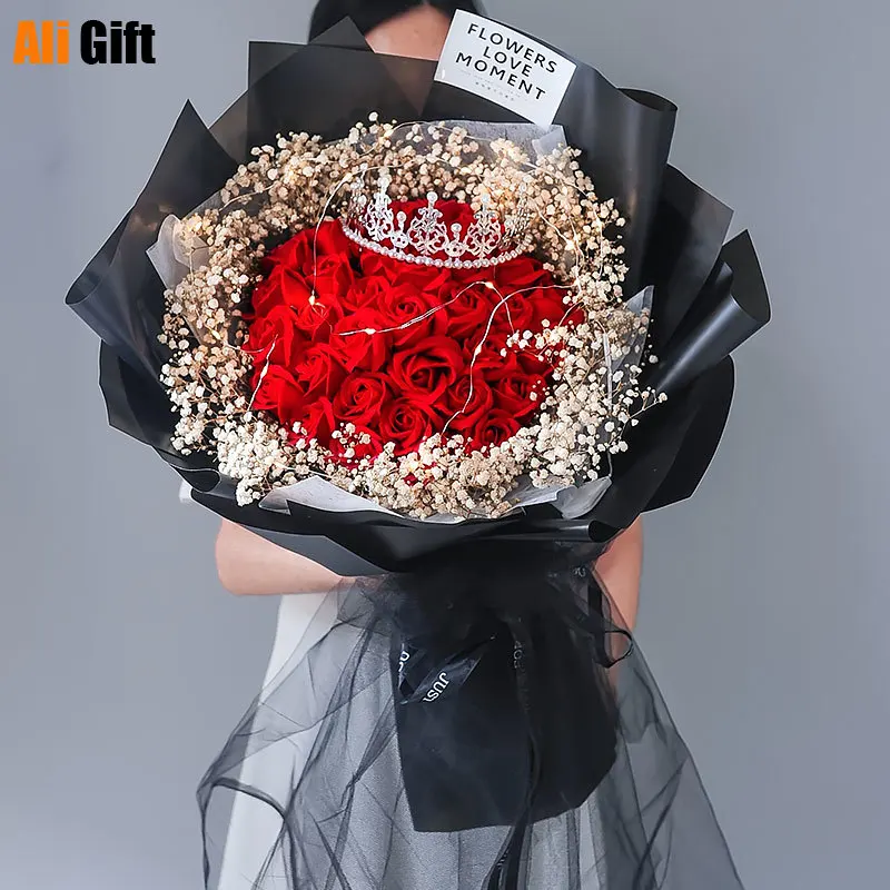 

Sky Full Star Dried Flower Bouquet Eternal Flower Rose True Confession To Give Girlfriend and Best Friend Birthday GiftChristmas