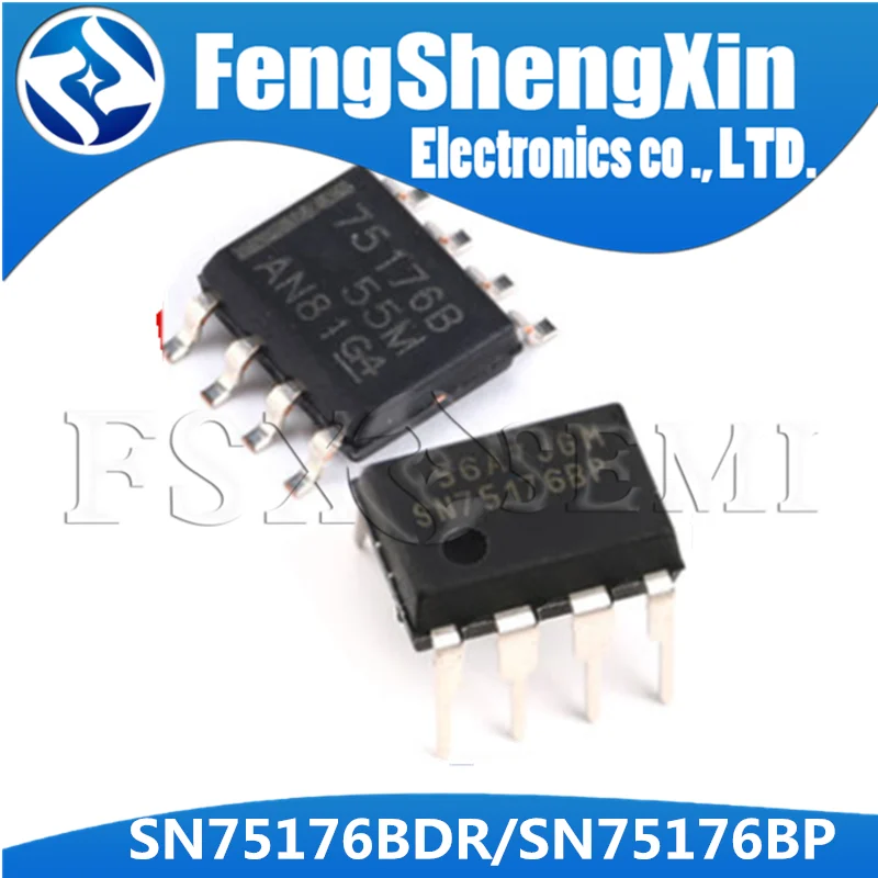 

(10-50)pcs SN75176BDR SOP8 SN75176BP DIP-8 SN75176B SN75176 SOP-8 75176B SN65176BDR 65176B 75176B SN65176B SN75179BP SN75372P