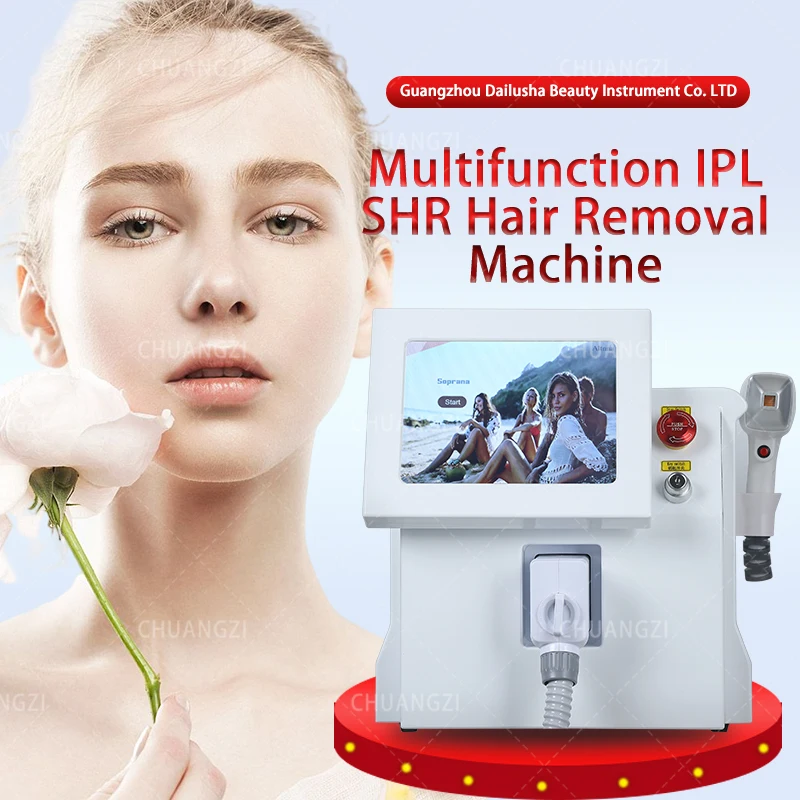 

Portable Multi Wave 755 808 1064nm Diode Laser Depilation Beauty Machine Noninvasion Hair Removal Equipment For Salon with CE