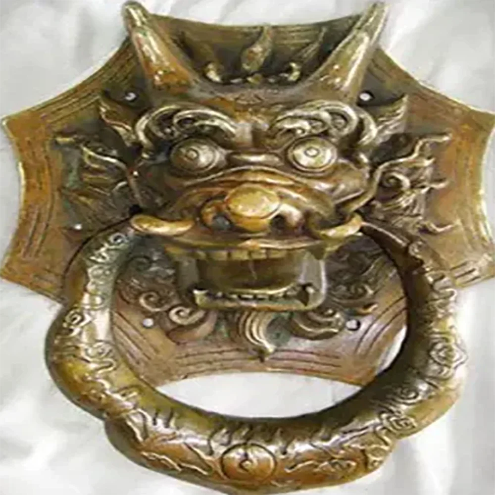 Художественные ремесла Медь Нежный китайский классический латунный дверной