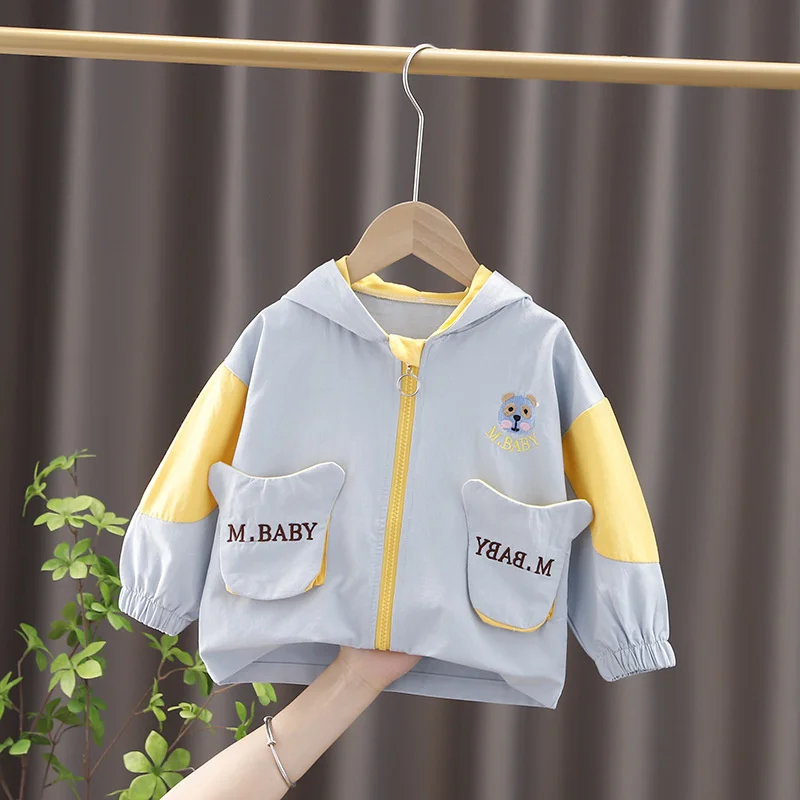 Jackets Infant Cardigan Zipper Coats Children Clothing Baby Boys Girls Outerwear Clothes Spring Autumn Kids Casual Sport Hooded enlarge