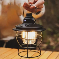 retro camping lights outdoor horse lanterns tent lighting usb rechargeable bulb emergency garden street path lawn lamp