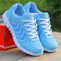fast delivery women casual shoes fashion breathable mesh lace up flat shoes female sneakers women footwear 2022 tenis feminino