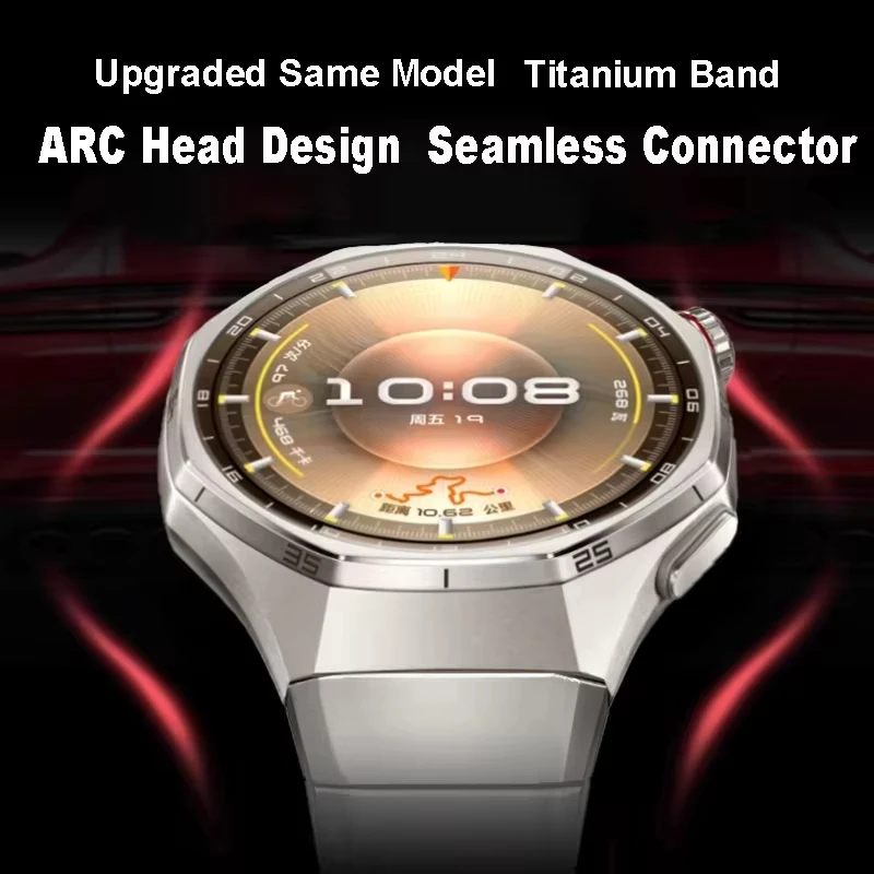 Фото Официальные титановые ремешки 1:1 для Huawei Watch GT 6 Pro, браслет без зазоров, аксессуары для умных часов Huawei Watch GT6 Pro. №5