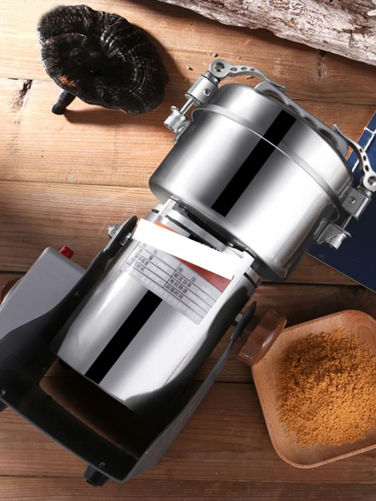 New 800Y Food Mill Powder Machine Ultrafine Household Small Dry Grinding Grain Chinese Herbal Medicine Grinder 220V 1400W 800G |