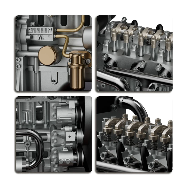 TECHING Мини-модель дизельного двигателя 1/10