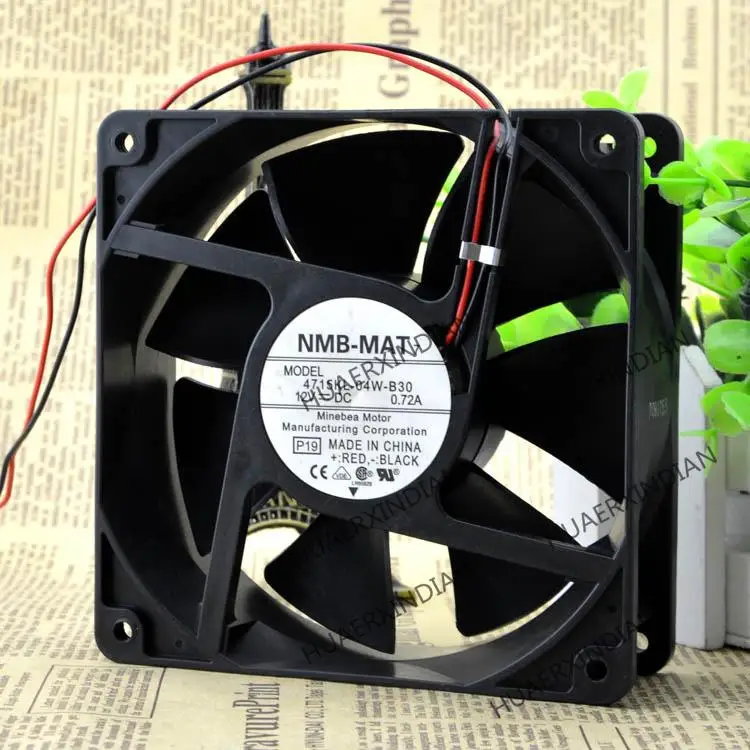 Новый 12038 4715KL-04W-B30 DC12V 0.72A 2 комплект охлаждающих вентиляторов