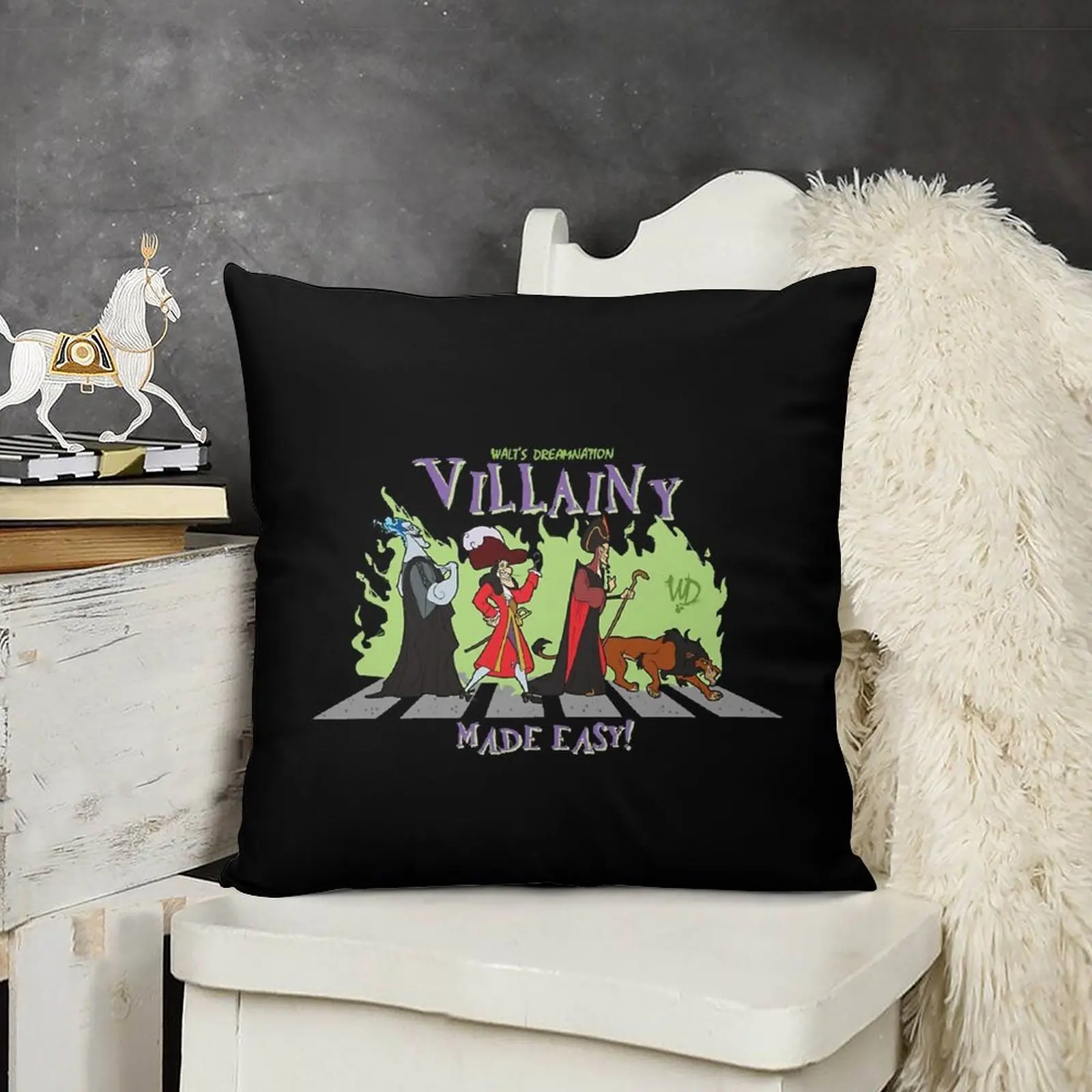 Виллейн сделано легко! Диванная подушка подушки эстетическая Прямоугольная