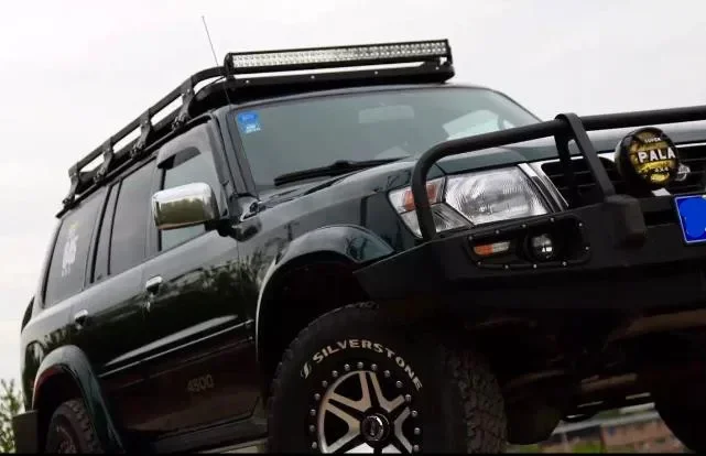 Передний бампер 4x4 с бычьей планкой для Nissan Patrol Y61 прочная защита бездорожья