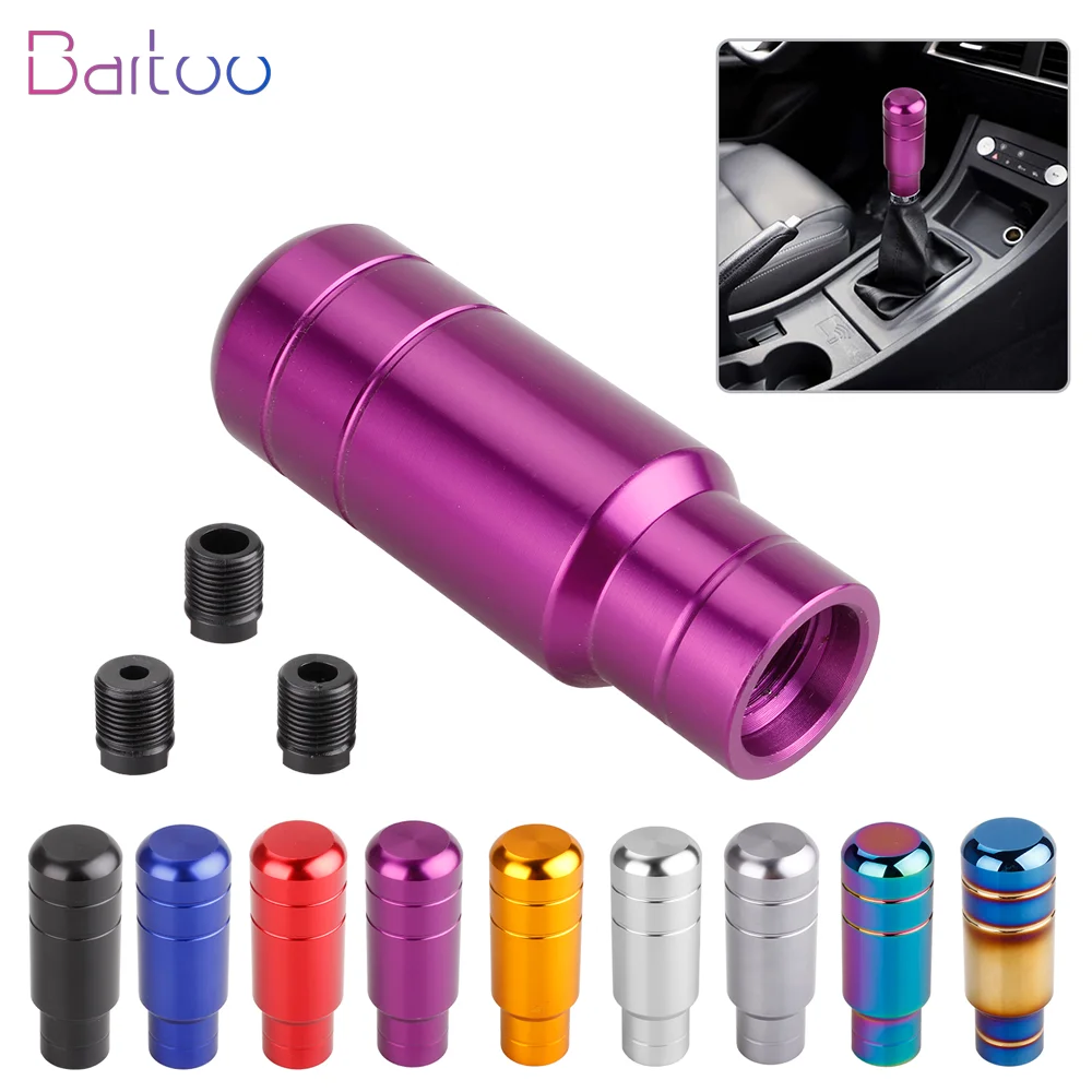 

Bartoo-New 9cm JDM Style Aluminum Gear Stick Head Gear Shift Knob Shifter Lever Handball For Car Manual Transmission SFN127