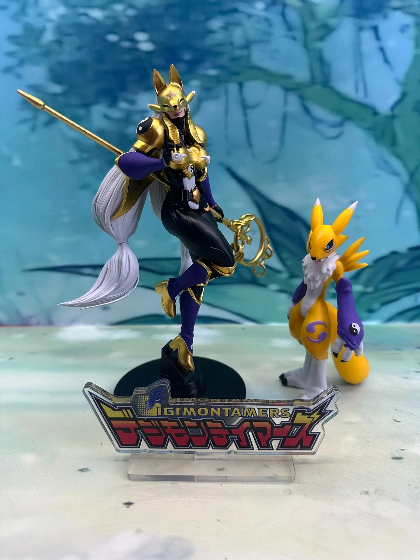 Модель на заказ 12-18 см модель Sakuyamon Youkomon Игрушечная приключений Digimon Gk статическая