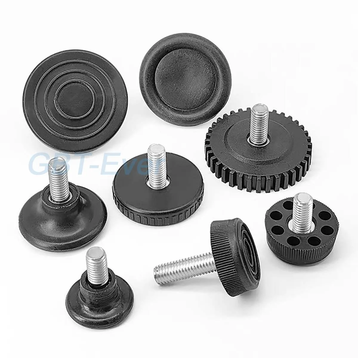 Пластиковые регулируемые ножки для мебели M6 M8 M10 диаметр 16 ~ 45 мм 4-20 шт.