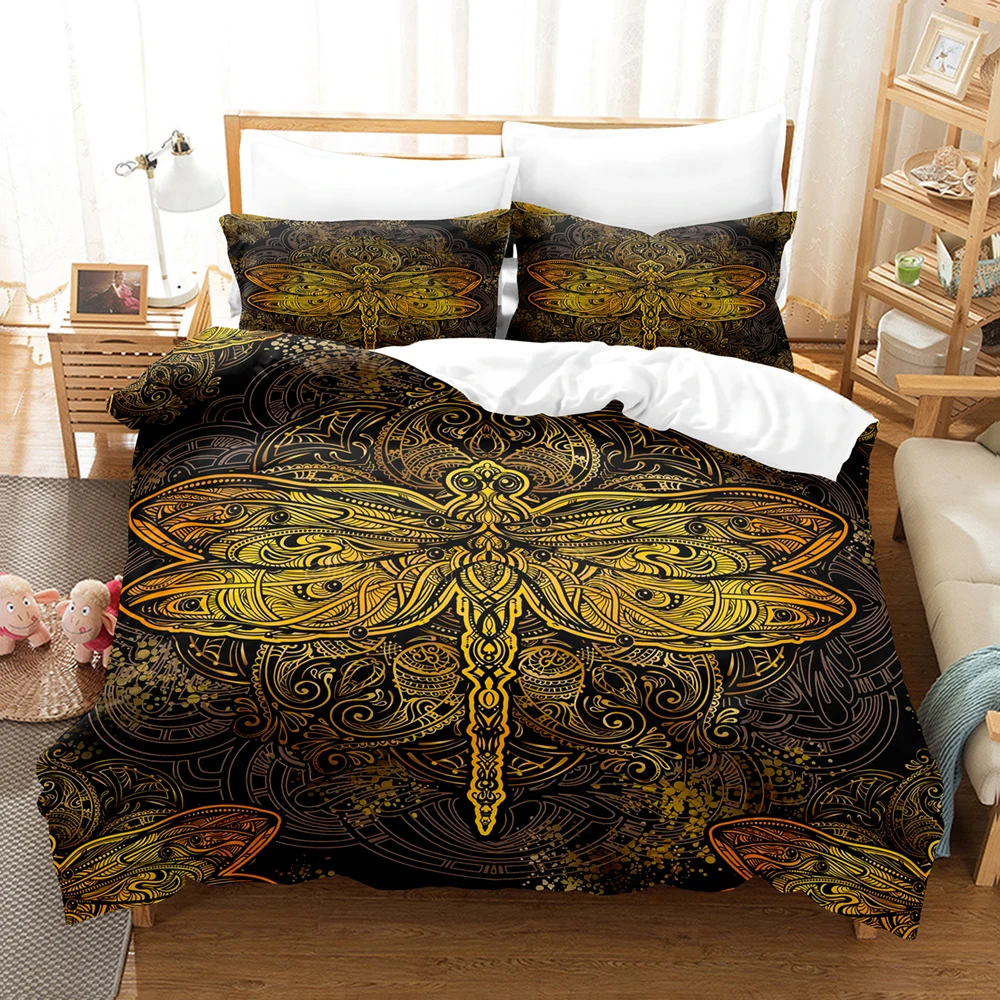 

3D butterfly effect pattern duvet cover queen size double bed, bedding set, suitable for teens, ladies, kids