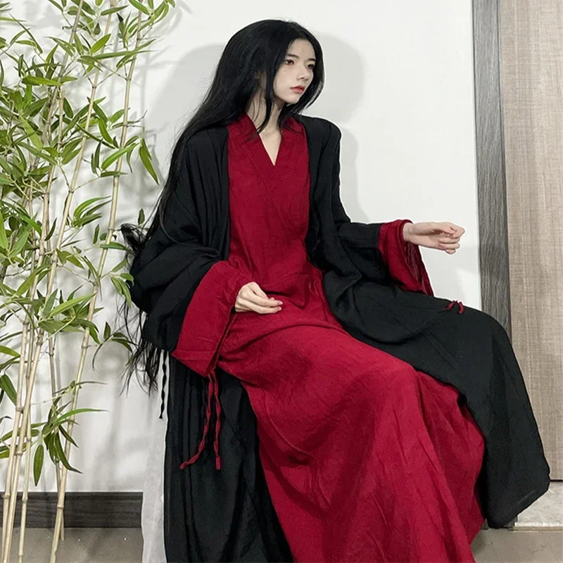 Халат-кимоно Han Element с большими рукавами для женщин и мужчин одежда унисекс