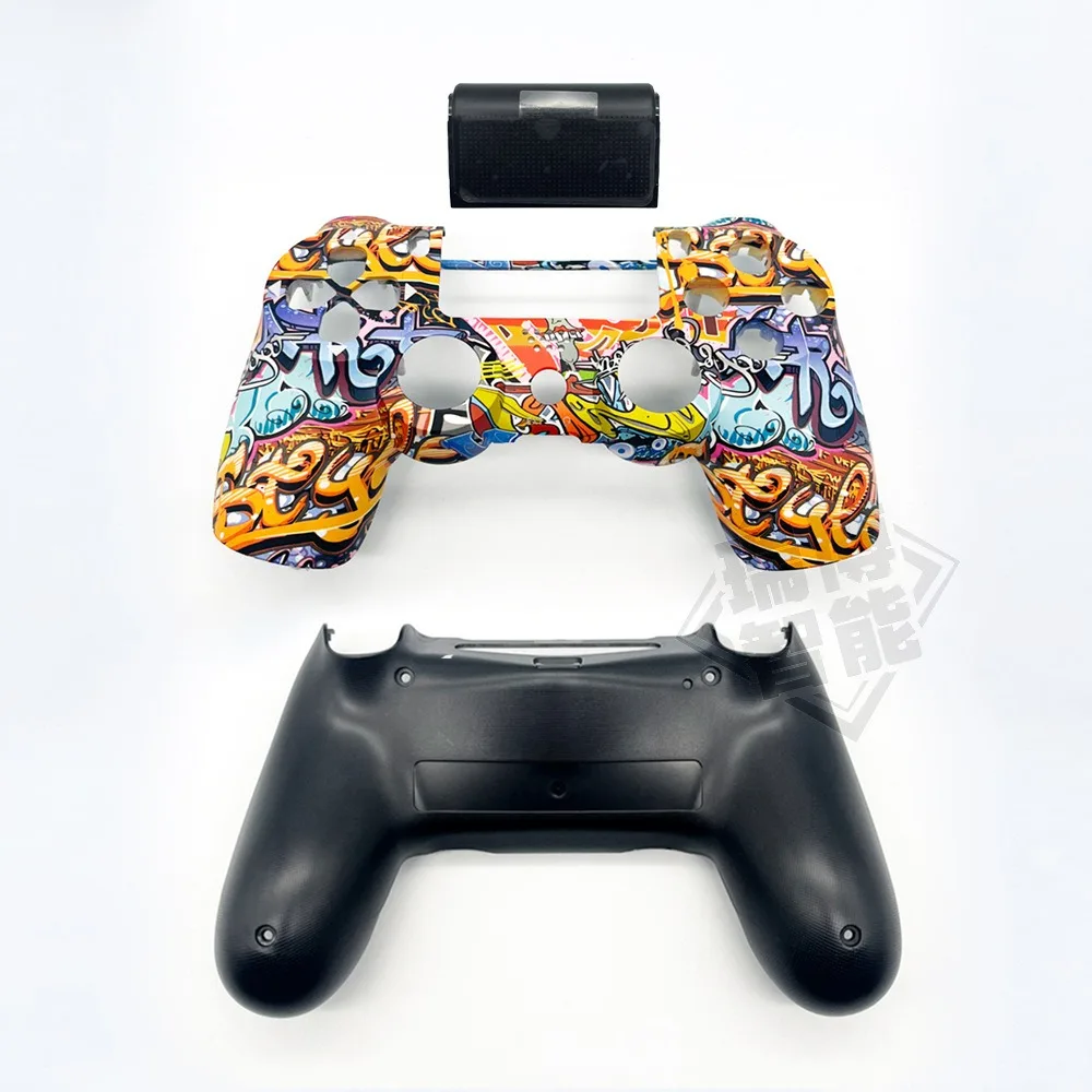 Комплект из 3-х частей для замены верхней панели корпуса PS4 JDS-040 JDM-040, сменная крышка рукоятки игрового контроллера (art.: 3920d997b4efe) - 3920d997b4efe
