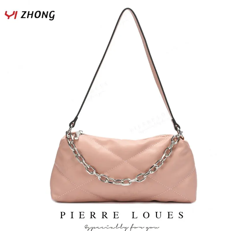 

Сумка кросс-боди YIZHONG женская с маленькой цепочкой, саквояж большой вместимости, Роскошный дизайнерский Повседневный чемоданчик на плечо для женщин