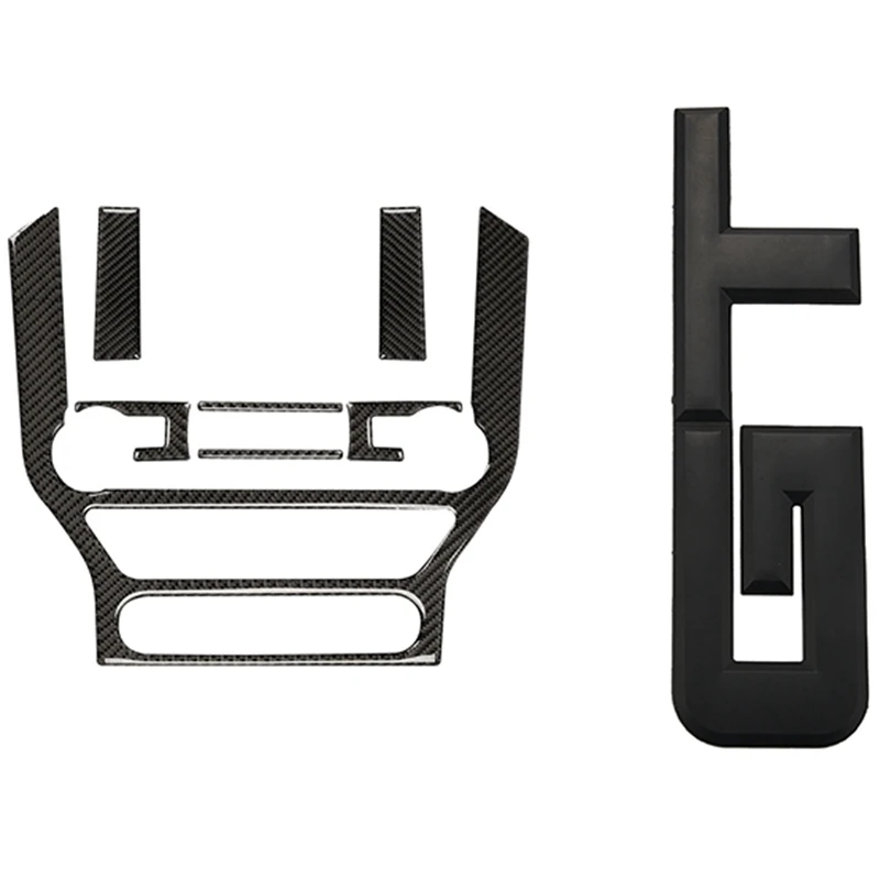 

Автомобильная наклейка с логотипом 3D Gt, модная Автомобильная декоративная наклейка и Центральная панель управления, внутренняя отделка крышки для Ford Mustang 2015-2020