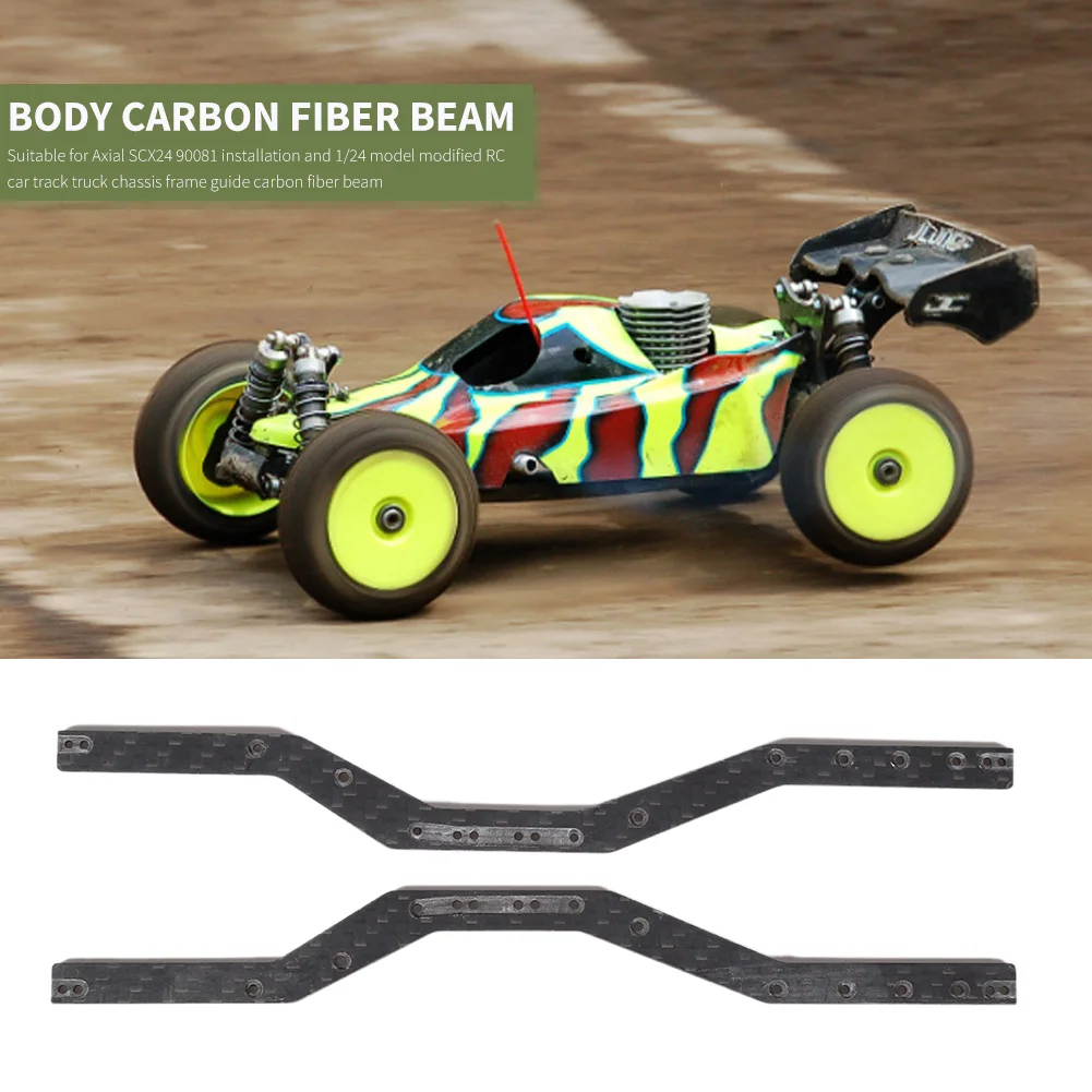 

2pcs Carbon Steering Fiber Beams RC Car Fixed Mount Bracket Spare Part RC Car Truck Spare Accessory Children Gift
