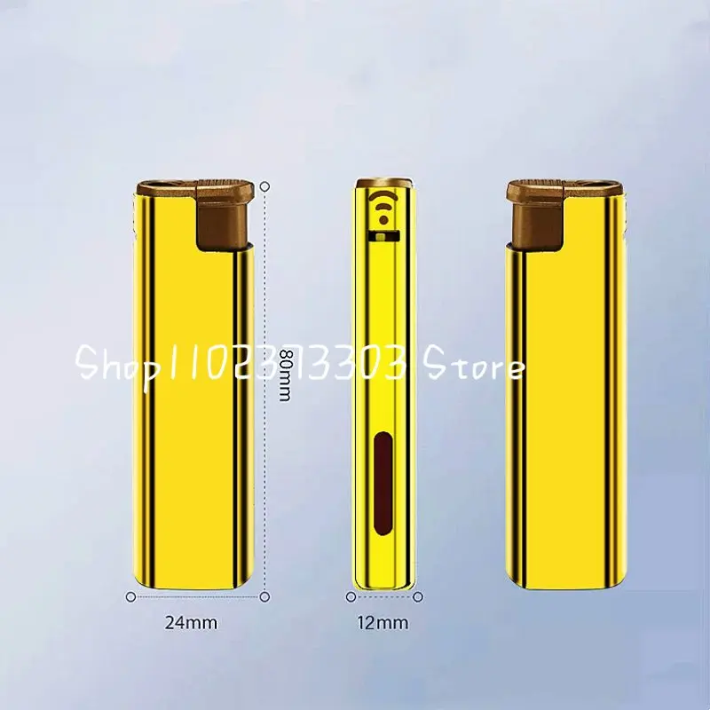 

Torch Lighter Windproof Blue Flame Cigarette Cigar Lighters Turbo Jet Butane Smoking Accessories Gadgets for Men No Gas