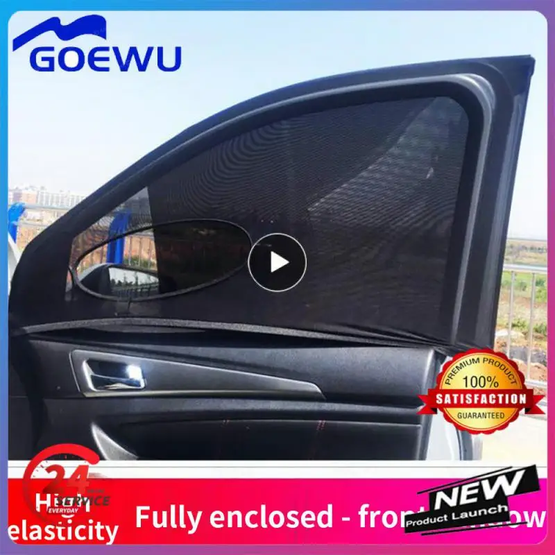 

1~5PCS Car Window Sunshade Sun Visor Shade Sox Mesh Insulation Fabric Shield UV Protector Curtain