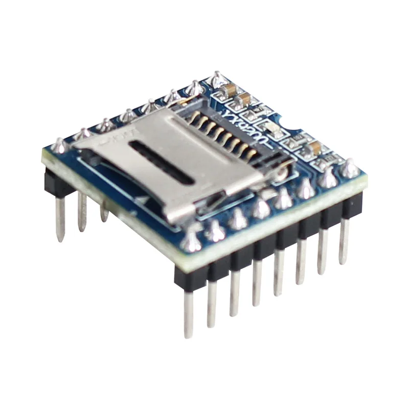 5 шт. Новый DFPlayer Mini с раскладным слотом SD серийный MP3 модуль от оригинального