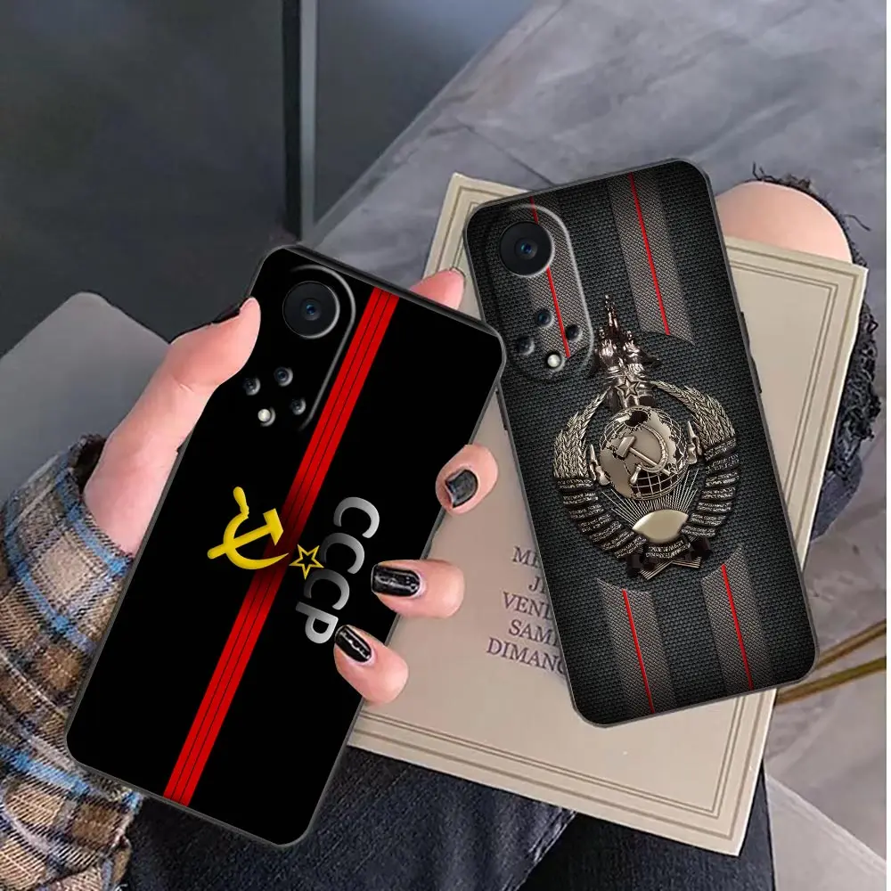 

Funda Case For Huawei NOVA Y90 Y70 Y61 10 9 9SE Plus 8 8I 7 7I 5 5I 4 3 3I 2 2I 2S Lite Plus Pro Case Flag Of The Soviet Union