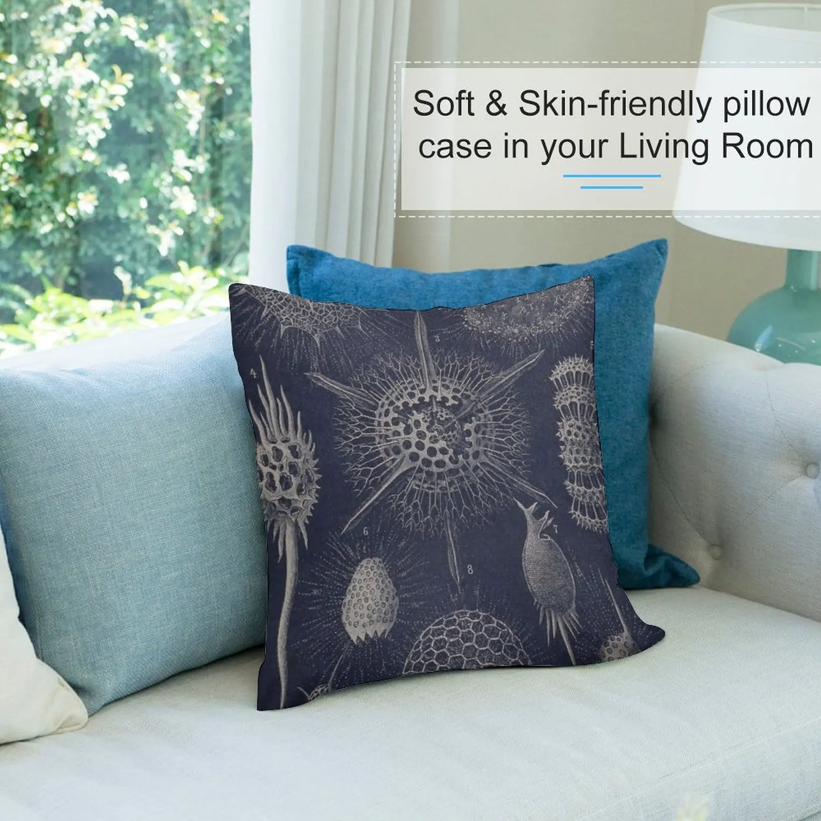 Винтажная декоративная подушка с изображением радиатора