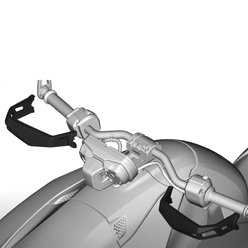 Черная Алюминиевая защита для рук комплект Can-Am Ryker 600 900 Sport &amp Раллийная версия
