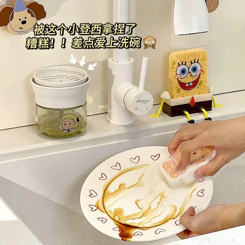 Дозатор для мыла посуды 280 мл портативный дозатор жидкого кухонный пресс моющего