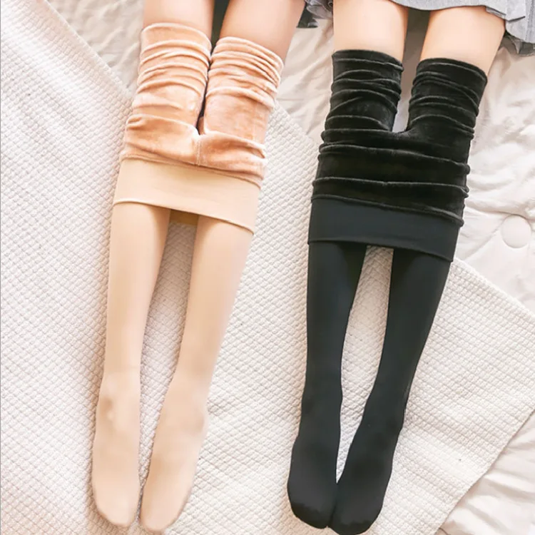 

Black Leggings Women Woman Clothes Women's Pants Thermal Stockings Woman Fleece Lined Tights Winter Legging Sport Warm Ribbed