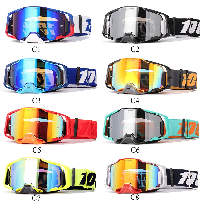 

Motorcycle goggles mask cross-country outdoor sports riding goggles comfortable and cool true color lenses with anti-slip strips