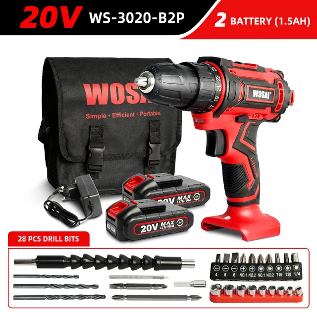 Аккумулятор wosai 20v