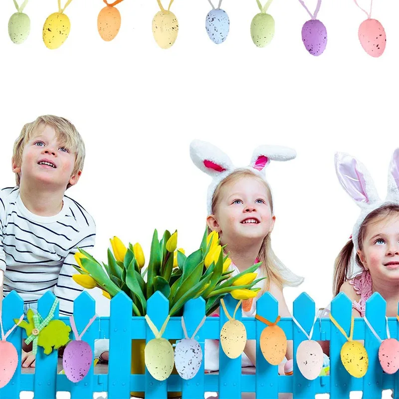 

9 шт. пасхальные красочные картины яйца цыпленок Сделай Сам парти кролик счастливая Пасха вечеринка Декор для дома 2022 дети эфир подарки игру...
