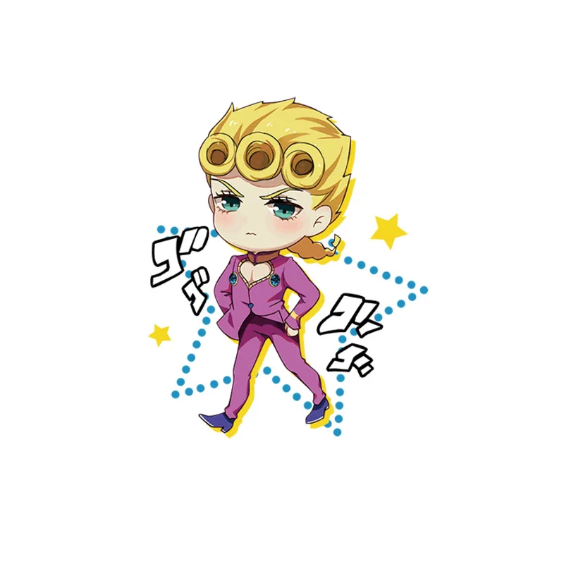 

JoJos Bizarre Adventure Anime Vento Aureo Giorno Giovanna Bruno Bucciarati Leone Abbacchio Guido Mista PMMA Acrylic Keychain toy