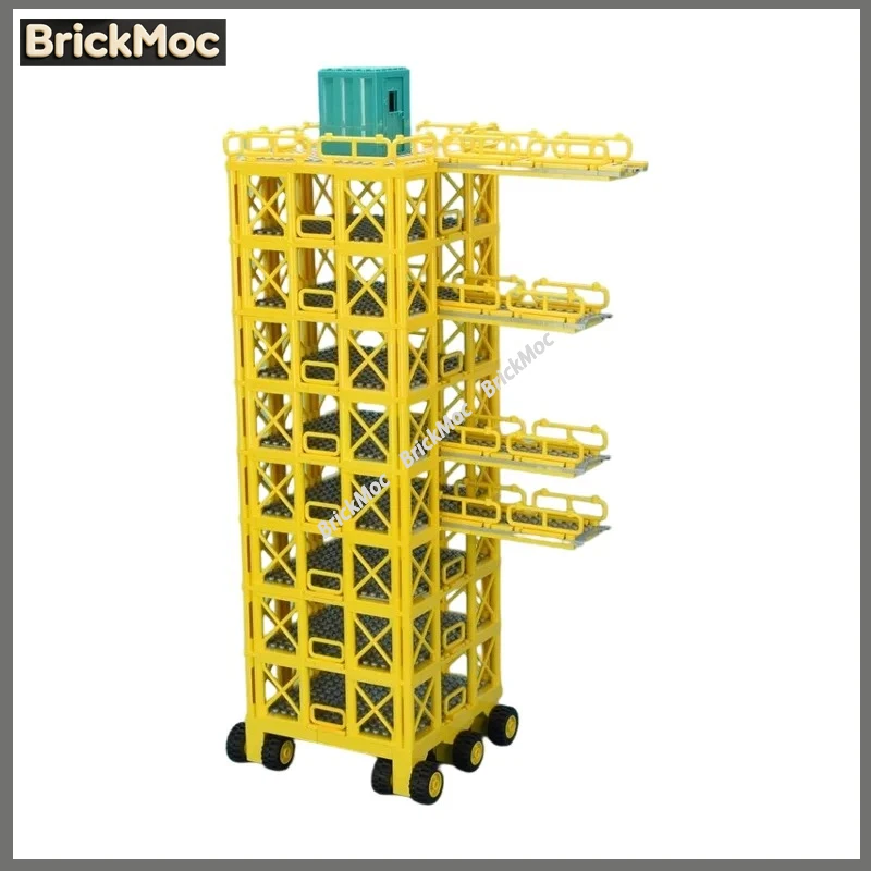 Винтажная научно-фантастическая ракета для исследования Луны MOC, культовый красно-белый дизайн, стиль мультфильмов 1950-х годов, конструктор из 413 деталей для космических игр (art.: 3920da3db37fe) - 3920da3db37fe