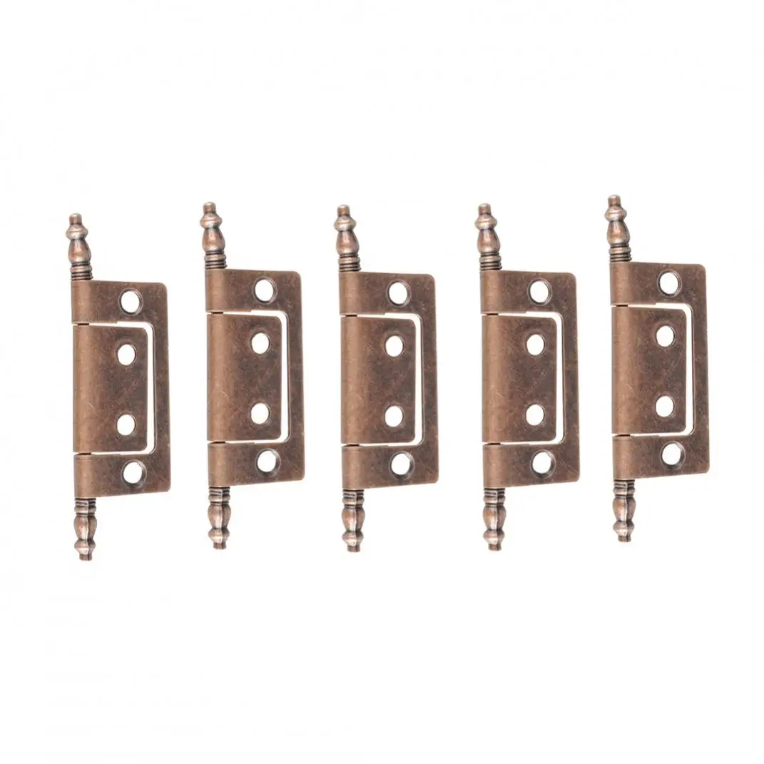 

5 шт./партия, винтажные металлические петли для дверей шкафов