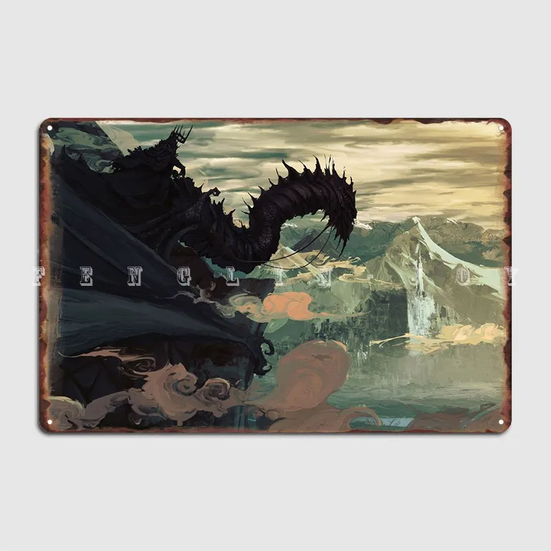 

Dark Rider 2 Metal Sign Retro Plates Home Club Party Tin Sign Posters