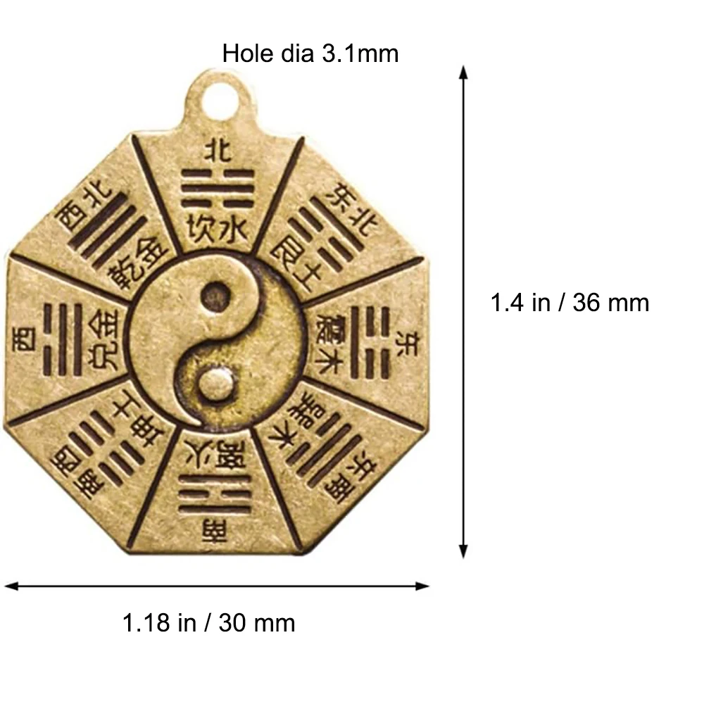 

Ретро латунные брелоки-подвески Bagua