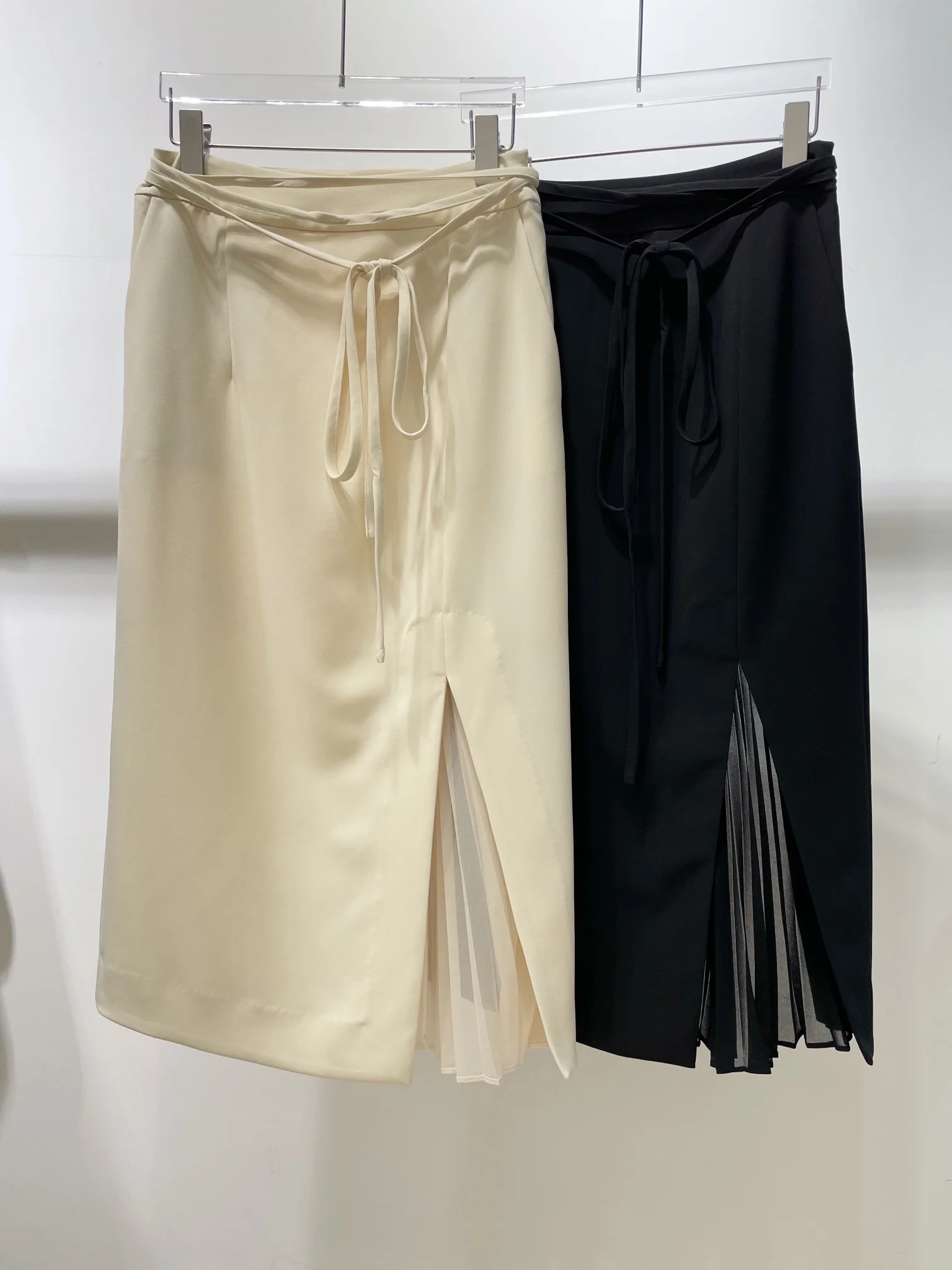 

Woman Clothes Shorts Women Clothing Skirt Fashion Women's Skirts Summer 2022 Long Skirts High-waisted Skirt Lace Up Split Skirts