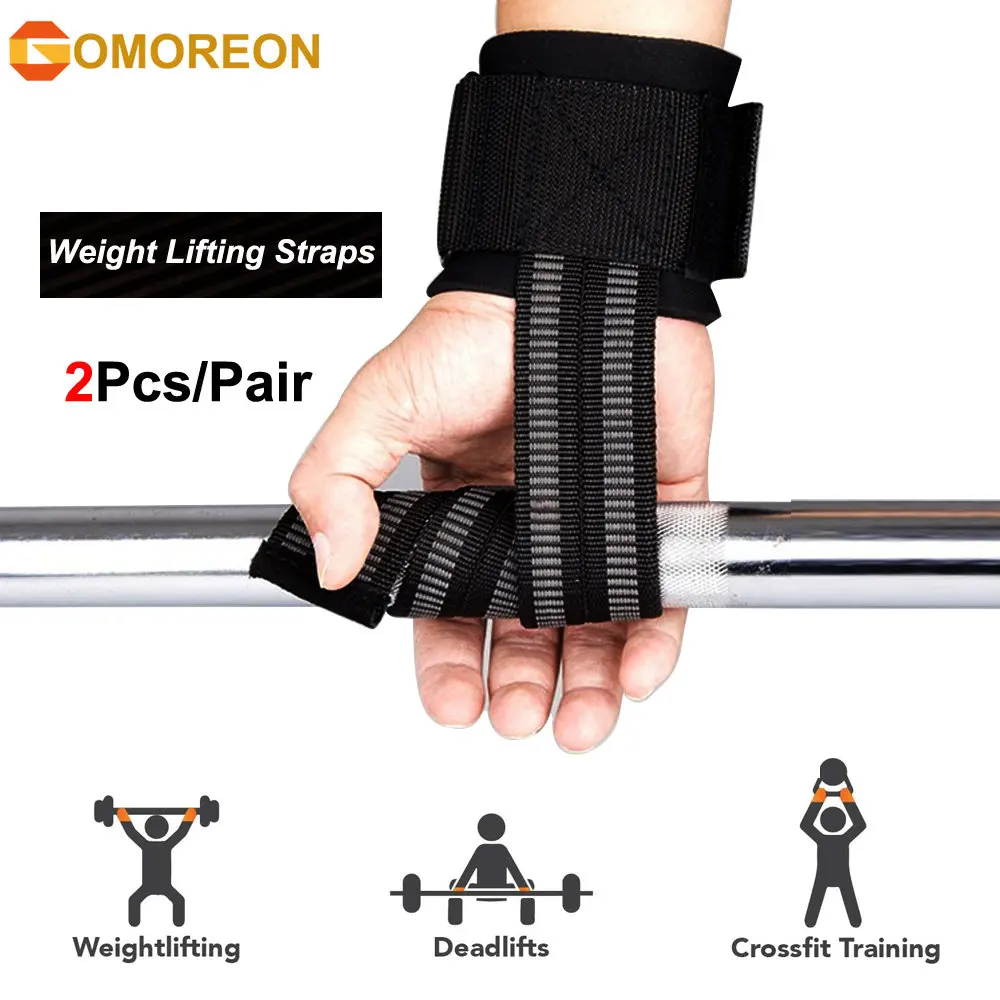 

1Pair Wrist Straps for Weight Lifting with Premium Padded Wrist Wraps Support, Perfect for Deadlifting, Pull Up, Bar Workout,Gym