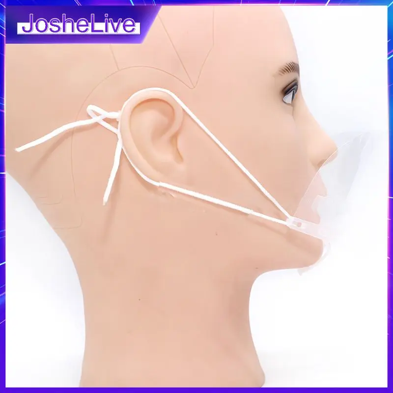 

Anti Fog Anti-saliva Mouth Shield Hotel Salon Reusable Transparent Masks Restaurant Kitchen Tools Catering Food Mouth Mask Cover