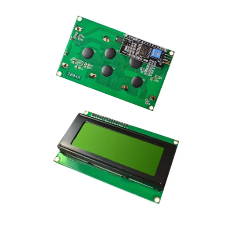 Фото LCD2004+I2C 2004 20x4 2004A сине-зеленый экран HD44780, модуль адаптера последовательного интерфейса IIC/I2C для Arduino №4