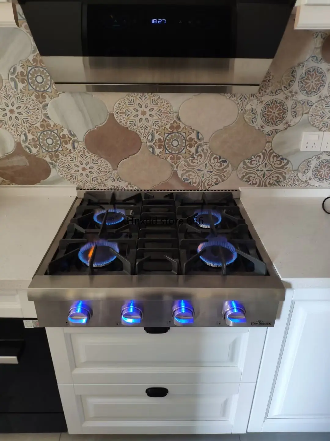 Коммерческая мультигорелка для еды в западном стиле 30/36/48 дюймов газовая плита из