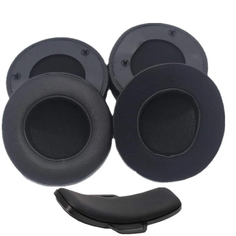 

Replacement 1 Pair Protein Leather Cooling Gel Ear Pads Cover For Razer ManO'War 7.1 Headphones Earmuffs Ear Cushion Ear black