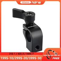 hdrig standard 15mm single rod holder clamp with for dslr camera 15mm rail rod support system